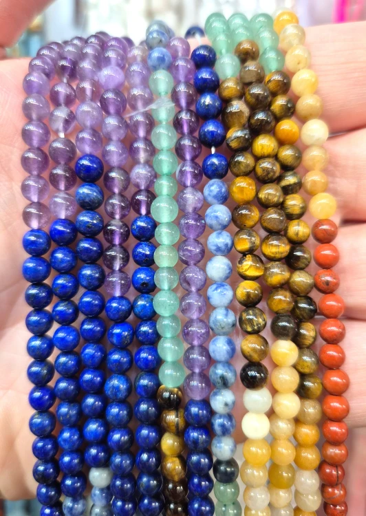 Mix 7 Czakr / kulka gładka / ok. 4mm