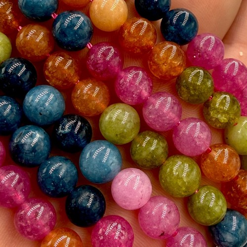 Jadeit Mix Kolorów / kulka gładka / ok. 8mm