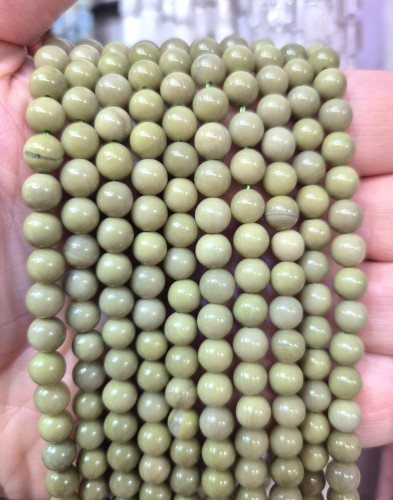 Jaspis Matcha Avocado / kulka gładka / ok. 6mm