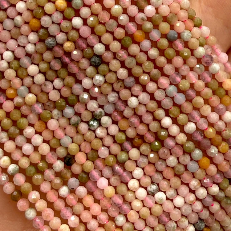 Jaspis Bambusowy / kulka fasetowana / ok. 2mm