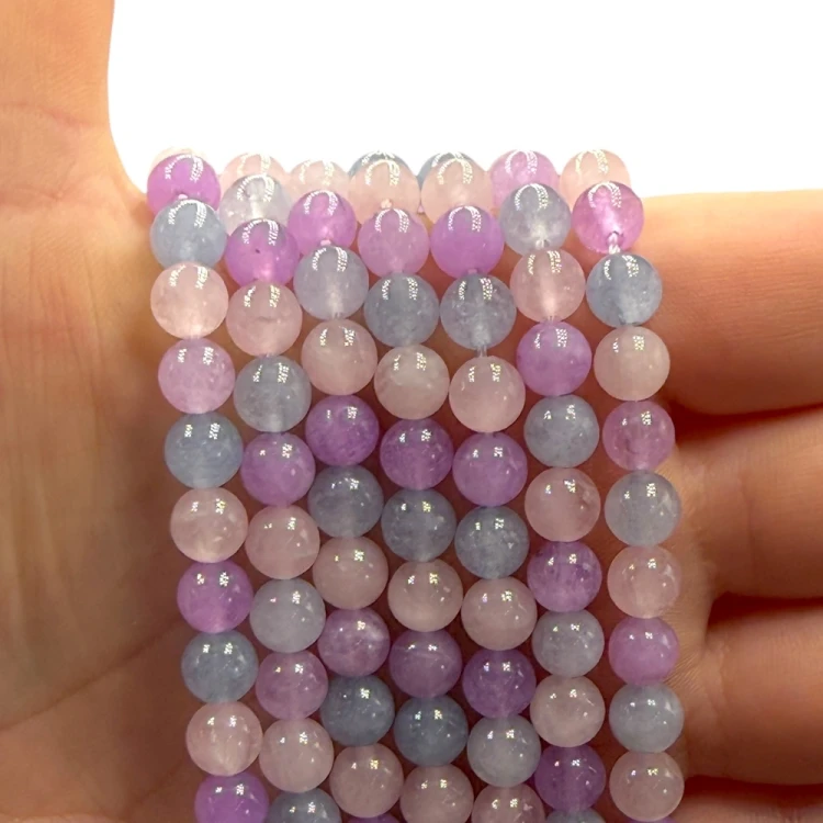 Jadeit Mix / kulka gładka / ok. 6mm