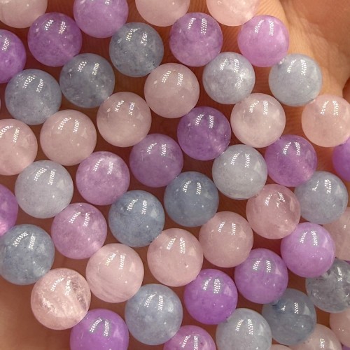 Jadeit Mix / kulka gładka / ok. 6mm