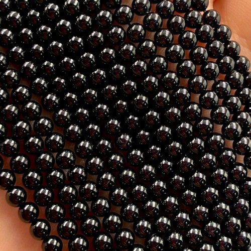 Turmalin Czarny / kulka gładka / ok. 3mm