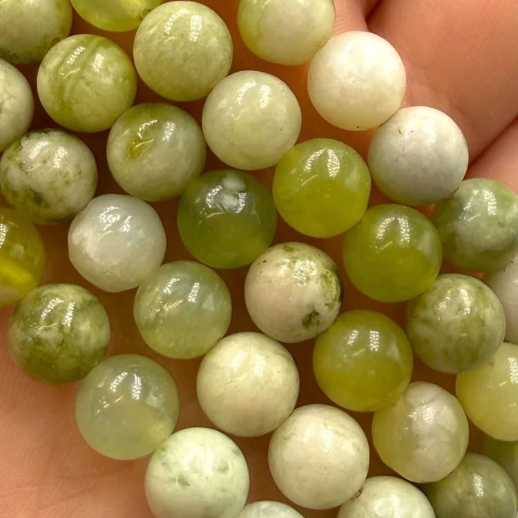 Jadeit Kwiatowy / kulka gładka / ok. 8mm