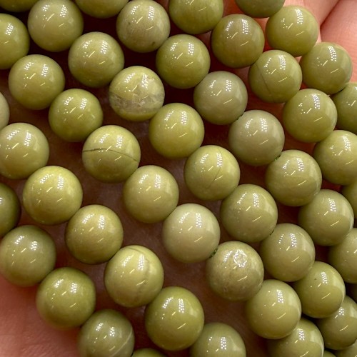 Jaspis Matcha Avocado / kulka gładka / ok. 6mm