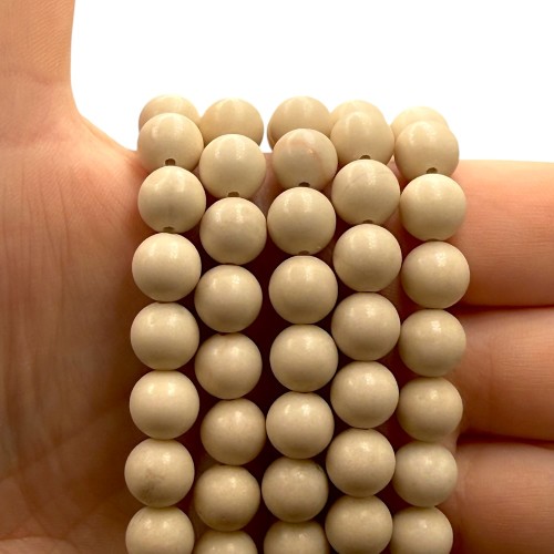 Kamień Rzeczny / kulka gładka / ok. 8mm