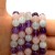 MIX Ametyst, Akwamaryn, Kwarc / kulka gładka / ok. 8mm