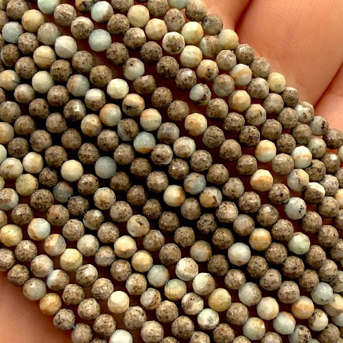 Pektolit / kulka fasetowana / ok. 3mm
