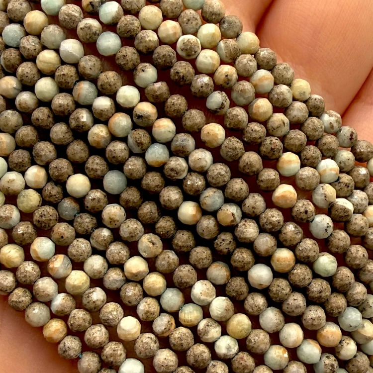 Pektolit / kulka fasetowana / ok. 3mm
