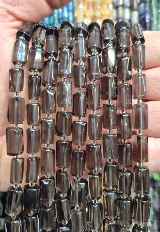 Kwarc Dymny / walec / ok. 8x12mm