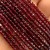 Granat / kostka fasetowana / ok. 3x3mm