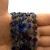 Lapis Lazuli / koniczynka fasetowana / ok. 8mm