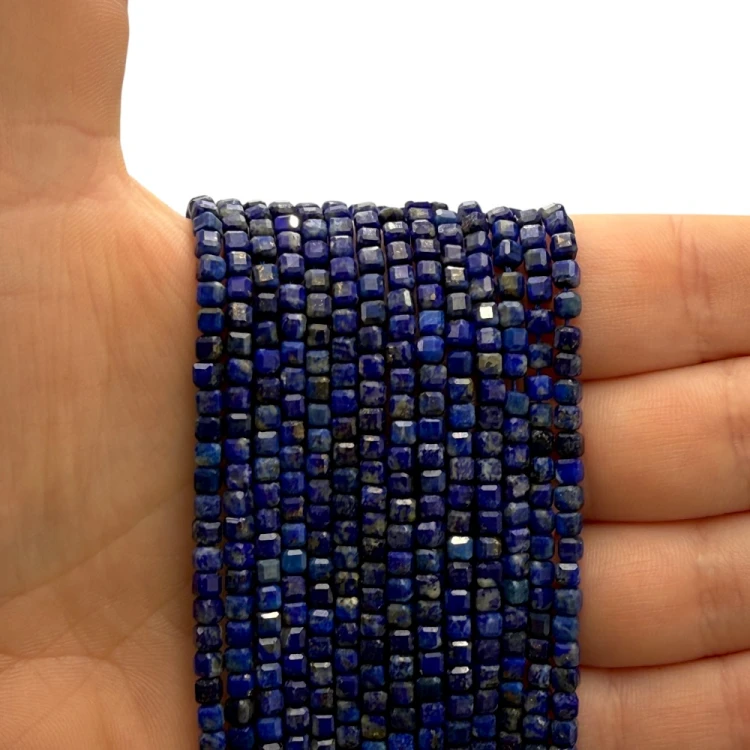 Lapis Lazuli / kostka fasetowana / ok. 3x3mm
