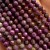 Jadeit Kwiatowy Purpurowy / kulka fasetowana / ok. 4mm