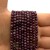 Jadeit Kwiatowy Purpurowy / kulka fasetowana / ok. 4mm
