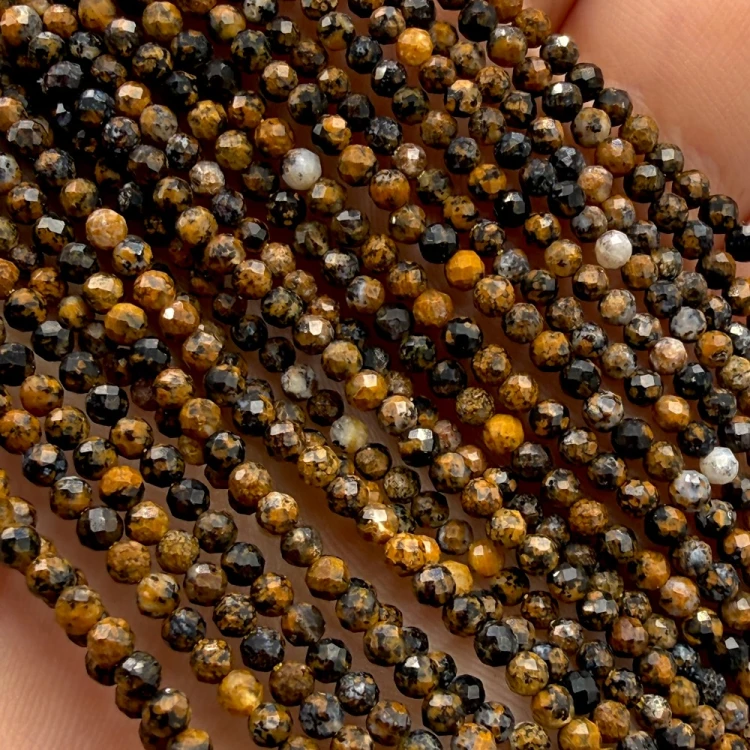Jaspis Oceaniczny Ciemny / kulka fasetowana / ok. 2mm