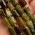 Granat Zielony / walec / ok. 7x11mm