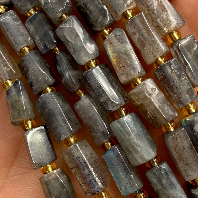 Labradoryt / walec / ok. 6x10mm