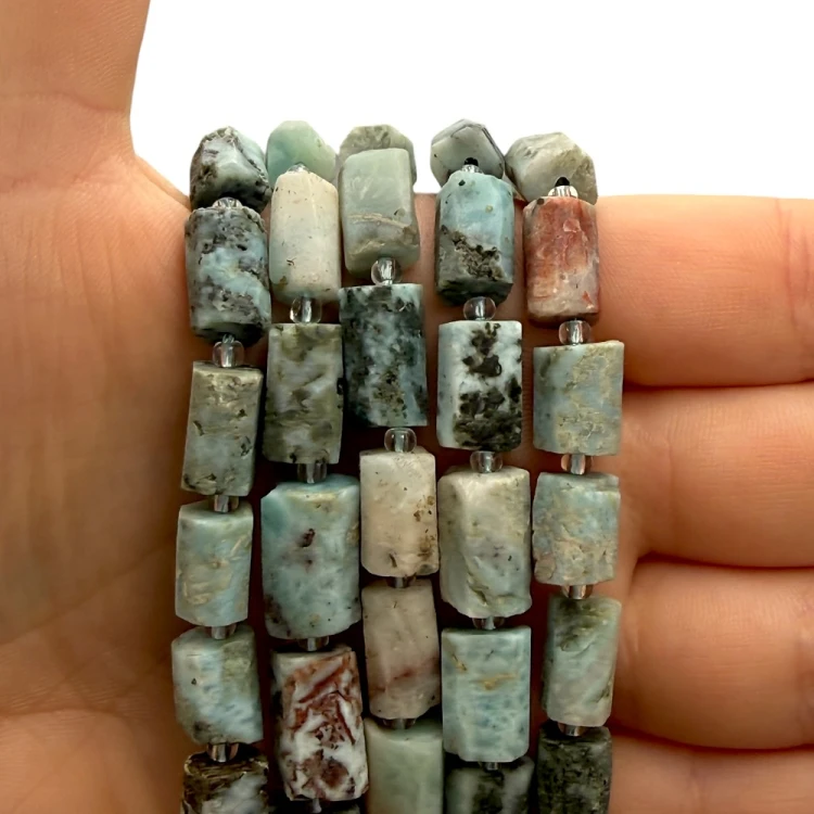 Larimar / walec / ok. 8x11mm