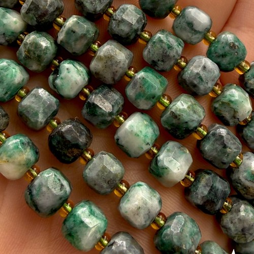 Agat Mszysty / kostka fasetowana / ok. 7x7mm