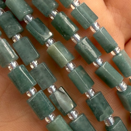 Jadeit Majów / walec / ok. 5x7mm