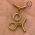 Zapięcie Toggle / stal PVD / kolor złoty / śr. ok. 10,5mm dł. pat. ok. 19mm