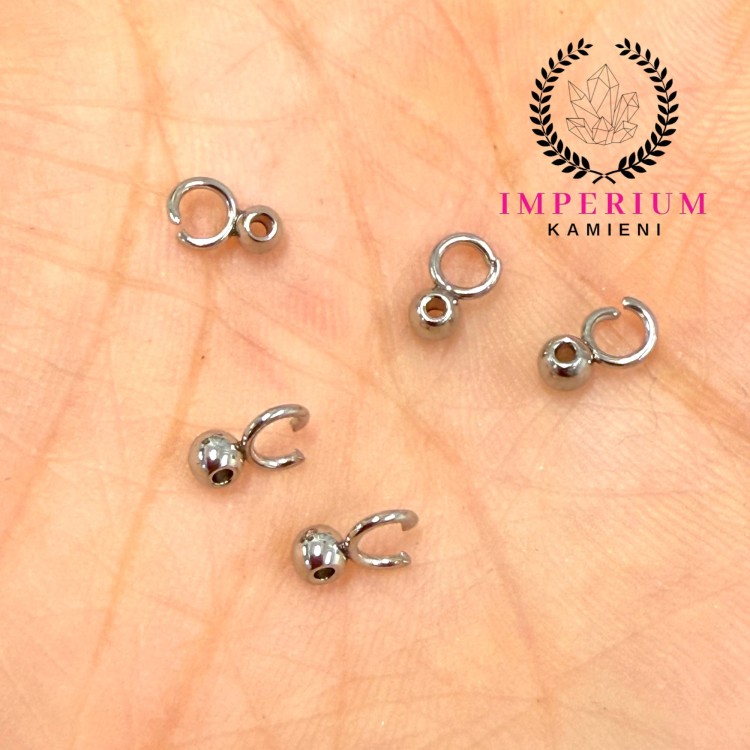 Kulki ozdobne 3mm z kółkiem 4mm