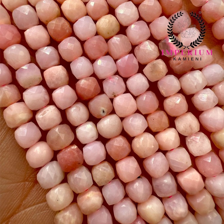 Opal Peruwiański / kostka fasetowana / ok. 4x4mm