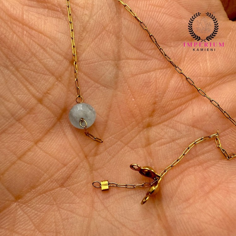 Łańcuszek ok. 0,5mm / stal PVD / kolor złoty / 50m