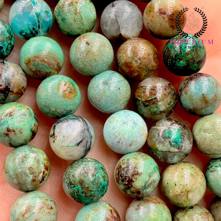 Chryzokola / kulka gładka / ok. 8mm