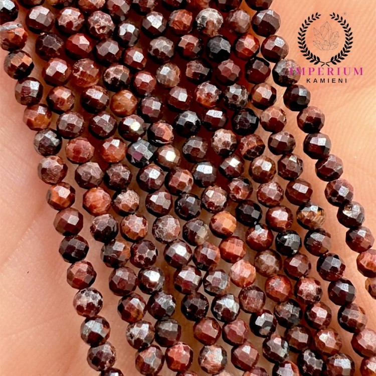 Bawole oko / kulka fasetowana / ok. 2mm