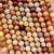 Agat Koronkowy / kulka fasetowana / ok. 3mm