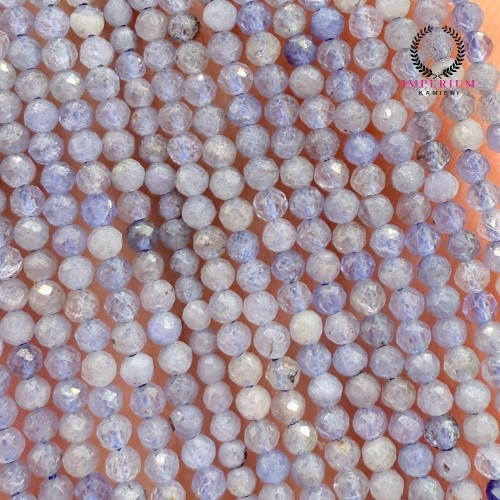 Tanzanit / kula fasetowana / ok. 3mm