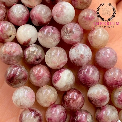 Turmalin Różowy / kulka gładka / ok. 8mm