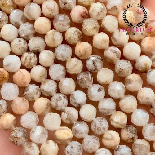 Feldspar / kulka fasetowana / ok. 4mm