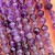 Ametyst ciemny / kulka fasetowana / ok. 4mm