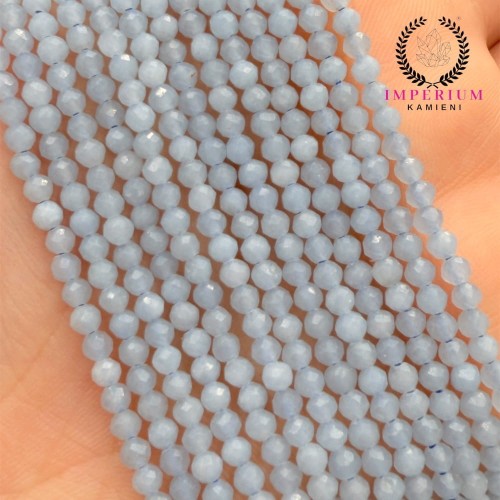 Angelit Ice / kulka fasetowana / ok. 3mm