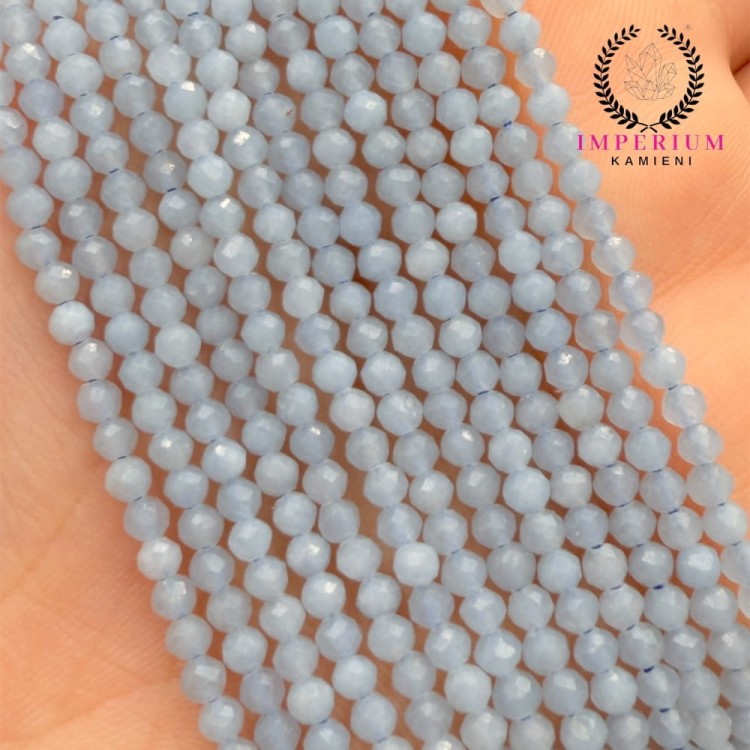Angelit Ice / kulka fasetowana / ok. 3mm
