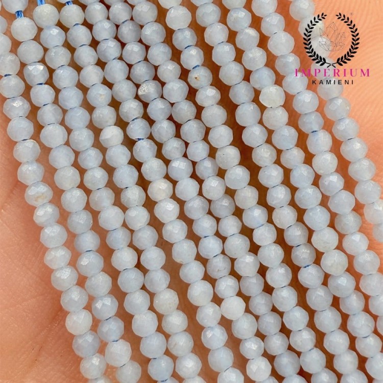 Angelit Ice / kulka fasetowana / ok. 2mm