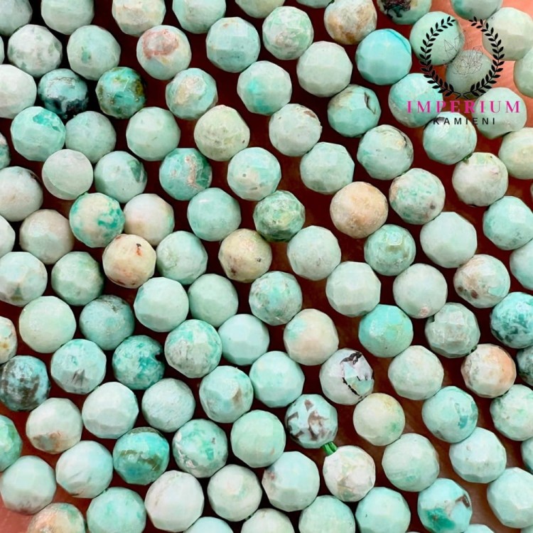 Jaspis Miętowy / kulka fasetowana / ok. 3mm