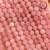 Kwarc różowy z Madagaskaru / kulka fasetowana / ok. 4mm