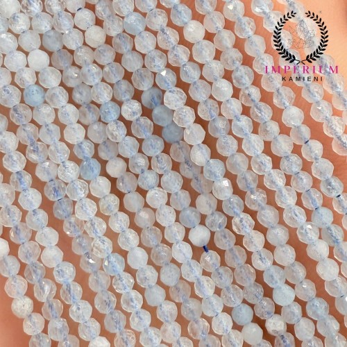 Akwamaryn / kulka fasetowana / ok. 2mm