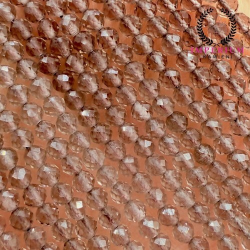 Kwarc Dymny / kulka fasetowana / ok. 3mm
