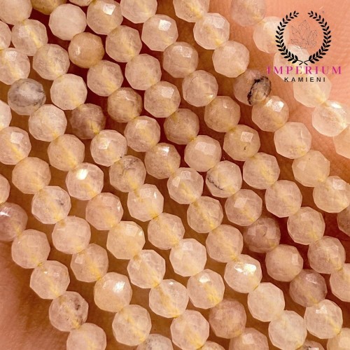 Kwarc Lilac / kulka fasetowana / ok. 3mm