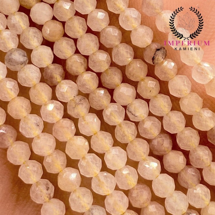 Kwarc Lilac / kulka fasetowana / ok. 3mm