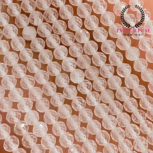 Kryształ Górski / kulka fasetowana / ok. 3mm