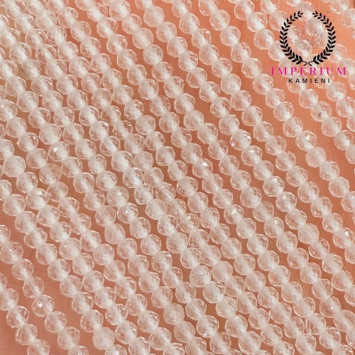 Kryształ Górski / kulka fasetowana / ok. 2mm