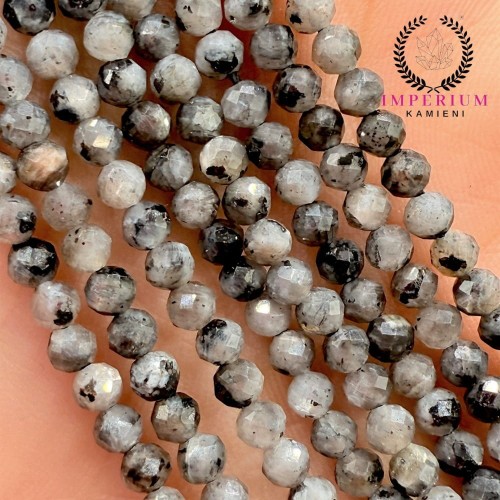 Larvikit / kulka fasetowana / ok. 3mm