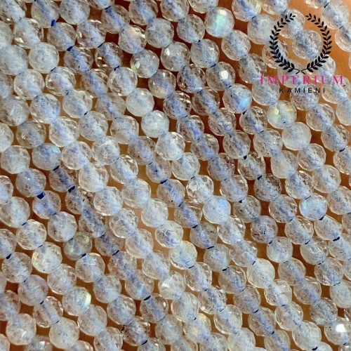 Labradoryt / kulka fasetowana / ok. 2mm