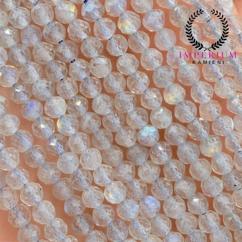 Labradoryt / kulka fasetowana / ok. 4mm